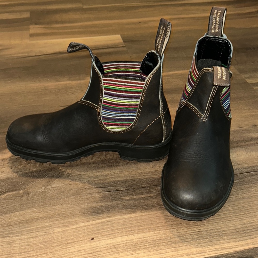 Blundstone Originals Stout Brown w Stripes